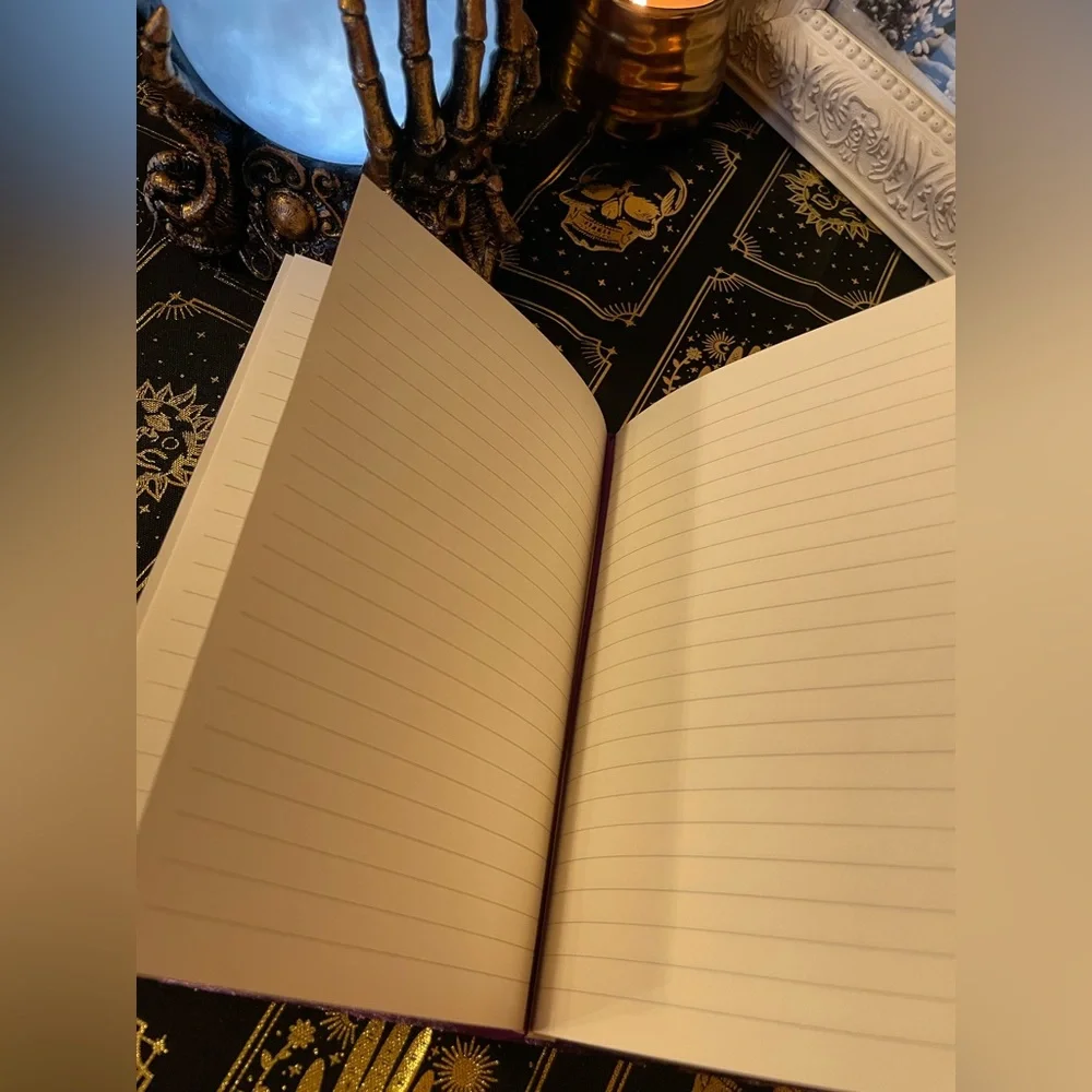 NWOT ECCOLO Purple Velvet Covered MAGIC Journal